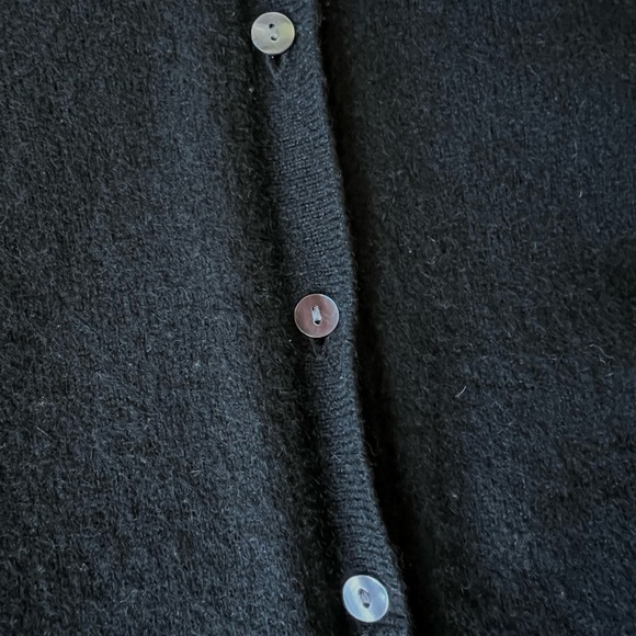 Zara 100% cashmere black cardigan sweater - Picture 3 of 3